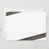 キッズレースカーAny Age誕生日写真 招待状 (裏面)