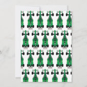 キッズレースカーII誕生日パーティー 招待状 (裏面)