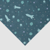 キッズロケット船から宇宙旅行土星惑星 薄葉紙 (詳細)