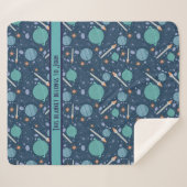 キッズロケット船ジュピター土星惑星スター シェルパブランケット (正面(横))