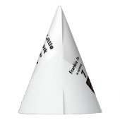 キッズ🎸🤣ロックスター誕生日ギターファンキーおもしろい パーティーハット (裏面)