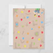 キッズロック登山バースデーパーティ招待状 招待状 (裏面)