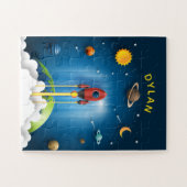 キッズロッパーソナライズされたケット船ジグソーパズル ジグソーパズル (横)