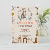 キッズロデオカウボーイ素朴ウェスタン 招待状 (スタンド正面)