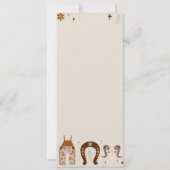 キッズロデオカウボーイ素朴ウェスタン 案内状 (裏面)