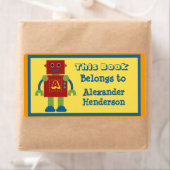 キッズロボットモノグラム本シール ラベル (インサイチュ)