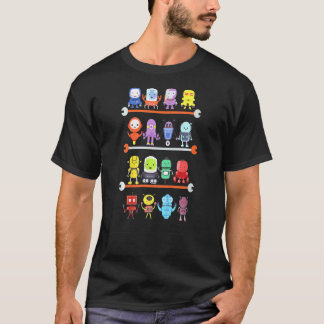 キッズロボットロボットロボット男の赤ちゃん誕生日 Tシャツ