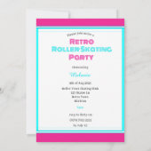 キッズローパーソナライズされたラースケートで滑るパーティの招待状 招待状 (裏面)