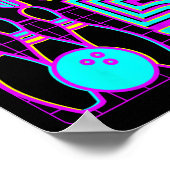 キッズローライン5ボーリングボウリングをする人、 クリケットの投手第5誕生日パー ポスター (角)