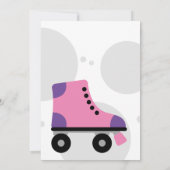 キッズローラースケートバースデーパーティ招待状 招待状 (裏面)