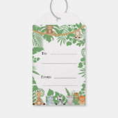 キッズワイルドワン1st誕生日パーティーギフトラベル ギフトタグ (裏面)