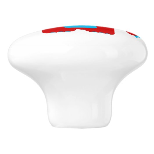 キッズワンアイエイリアンドローまたはドアノブ セラミックノブ (側面)