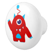 キッズワンアイエイリアンドローまたはドアノブ セラミックノブ (右)