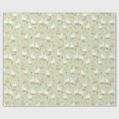 キッズワンカラフルグース間抜けファースト誕生日 ラッピングペーパー (フラット)