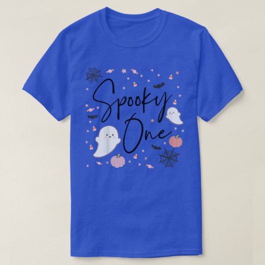キッズワン不気味ベビーガール1st最初の誕生日ピンク tシャツ (デザイン正面)
