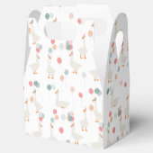 キッズワン間抜けガチョウかわいい誕生日パーティー フェイバーボックス (オープン)