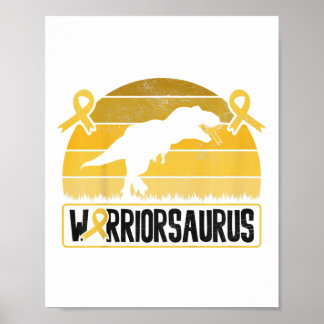 キッズワーラーザウルス小児癌認識度戦 ポスター