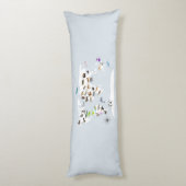 キッズワールドマップアニマル ボディピロー (裏面 (縦))