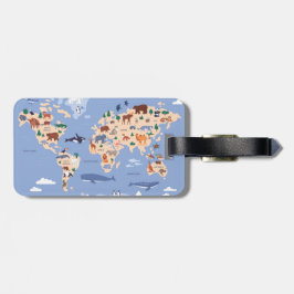 キッズワールドマップラゲージタグ ラゲッジタグ