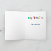 キッズヴァレンティーンズデイディノダニ恐竜 カード (内部)