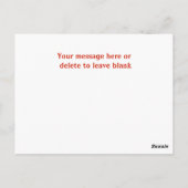 キッズヴァレンティーンズデイディノダニ恐竜 ポストカード (裏面)