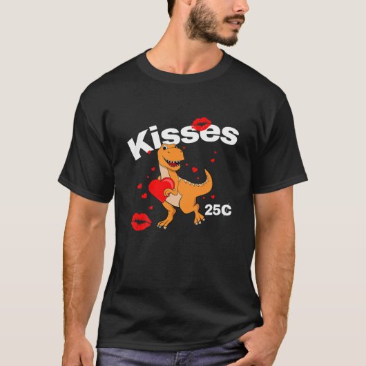 キッズヴァレンティーンズデイボーイズダノソンレックスキス25 Tシャツ (正面)