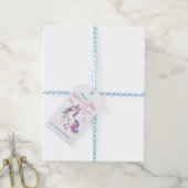 キッズヴァレンティーンズデイマジカルユニコーン ギフトタグ (より糸付き)