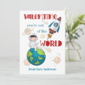 キッズヴァレンティーンズデイ宇宙アウト・オブ・this World カード (スタンド正面)