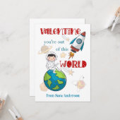 キッズヴァレンティーンズデイ宇宙アウト・オブ・this World カード (正面/裏面インサイチュ)