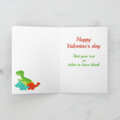 キッズヴァレンティーンズデイ恐竜ディノダニ シーズンカード (内部)