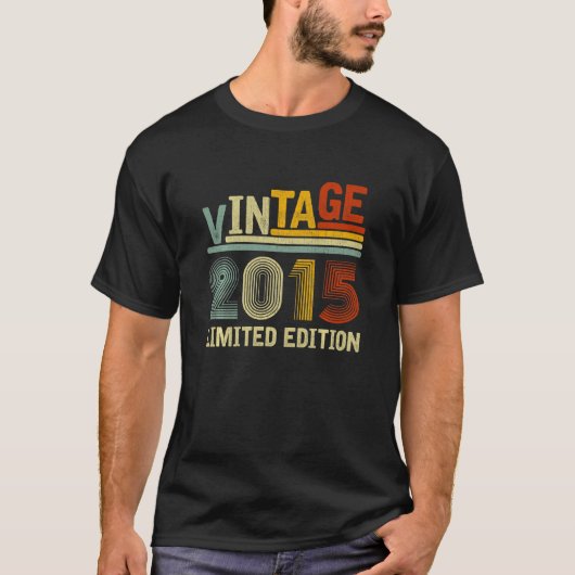 キッズヴィンテージ限定版2015 Boys Girls 7th B Tシャツ (正面)