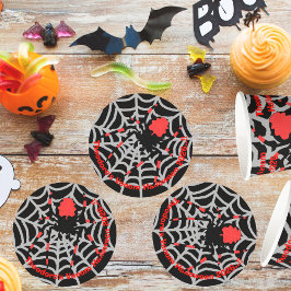 キッズヴェノムハローウィンパーティ ラウンドペーパーコースター