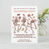 キッズ不気味ハローウィンパーティ招待状 招待状 (スタンド正面)