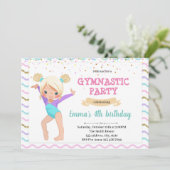 キッズ体操ダンスパーティの招待状 シーズンカード (スタンド正面)