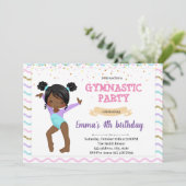 キッズ体操ダンスパーティの招待状 シーズンカード (スタンド正面)