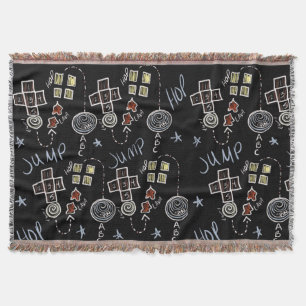 キッズ先生おもしろいリセス遊び場Chalkboardルーム スローブランケット