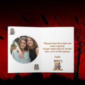 キッズ可愛いおもしろい写真モダンハロウィーンカード カード