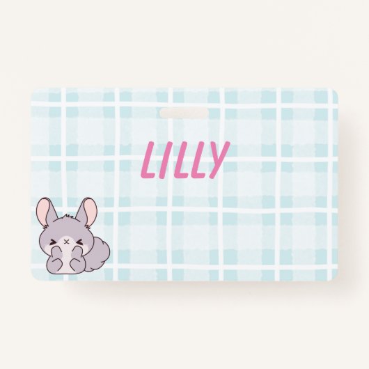 キッズ名タグ バッジ (正面)