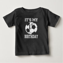 キッズ向けの1歳の誕生日サッカー デザイン