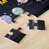 キッズ天文学の惑星宇宙飛行士の宇宙 ジグソーパズル (側面)