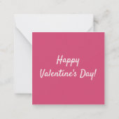 キッズ子猫顔バレンティンズデイノートカード ノートカード (裏面)