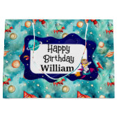 キッズ宇宙エクスプローラ ラージペーパーバッグ (正面)