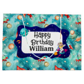 キッズ宇宙エクスプローラ ラージペーパーバッグ (裏面)