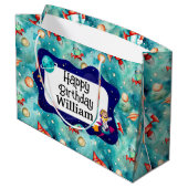 キッズ宇宙エクスプローラ ラージペーパーバッグ (裏面アングル)