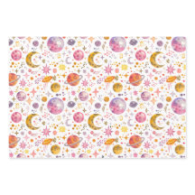 キッズ宇宙惑星の白い背景