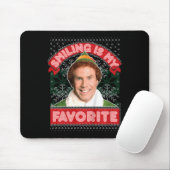 キッズ小妖精や小人バディ笑顔が私のクリスマスお気に入りの マウスパッド (マウス)