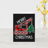 キッズ幼児クリスマストラックボーイクリスマス掘削機Pl カード (黄色い花)