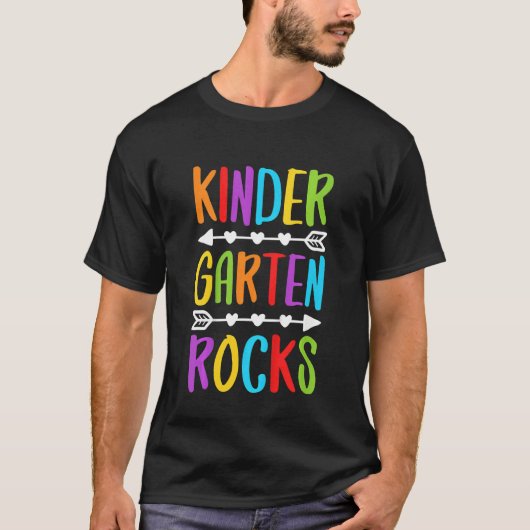 キッズ幼稚園ロックスプリショオラー新学期 Tシャツ (正面)
