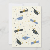 キッズ幼稚園学校卒業招待状 招待状 (裏面)