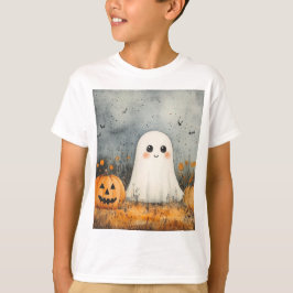 キッズ幽霊ハロウィーンTシャツ Tシャツ